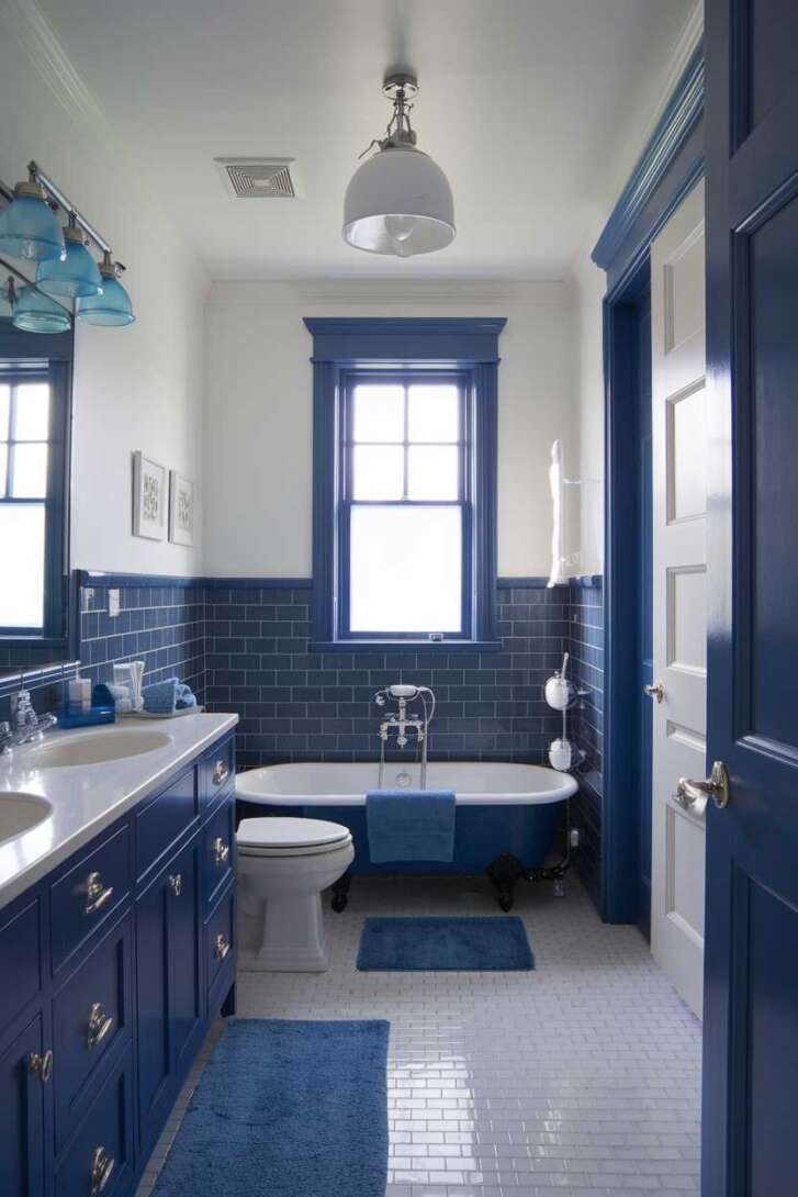 13 Blue and White Bathroom Ideas for a Fresh Look