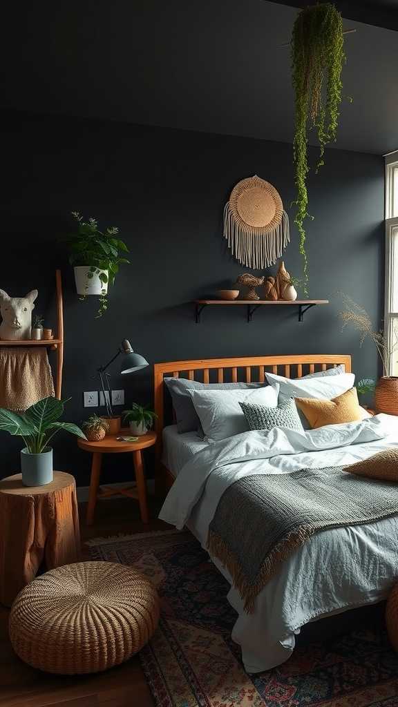 20 Unique Dark Boho Bedroom Ideas for a Bold Statement
