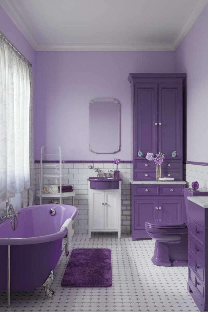 11 Purple Bathroom Ideas to Transform Your Space