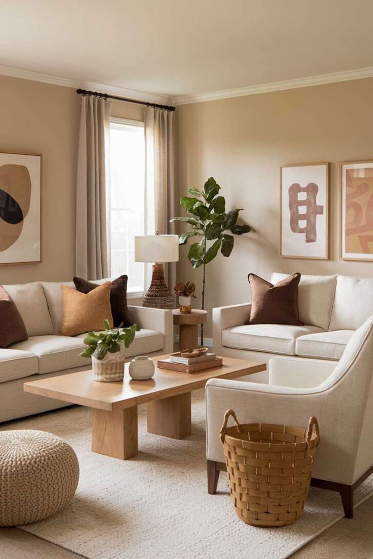 23 Warm and Neutral Living Room Decor Ideas That Work