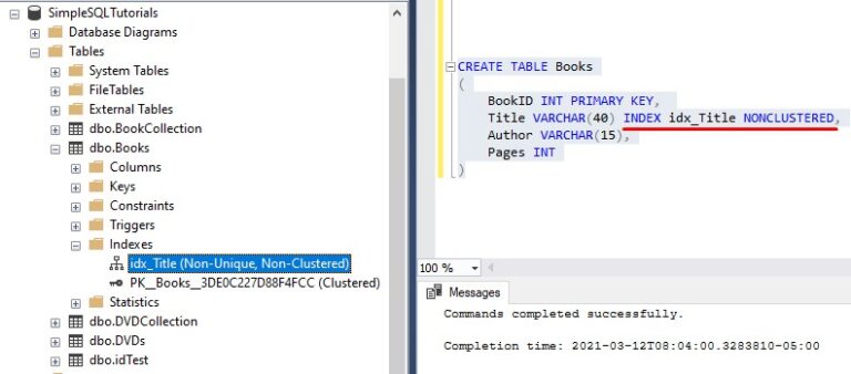 SQL Server Index INCLUDE Explained Simple SQL Tutorials