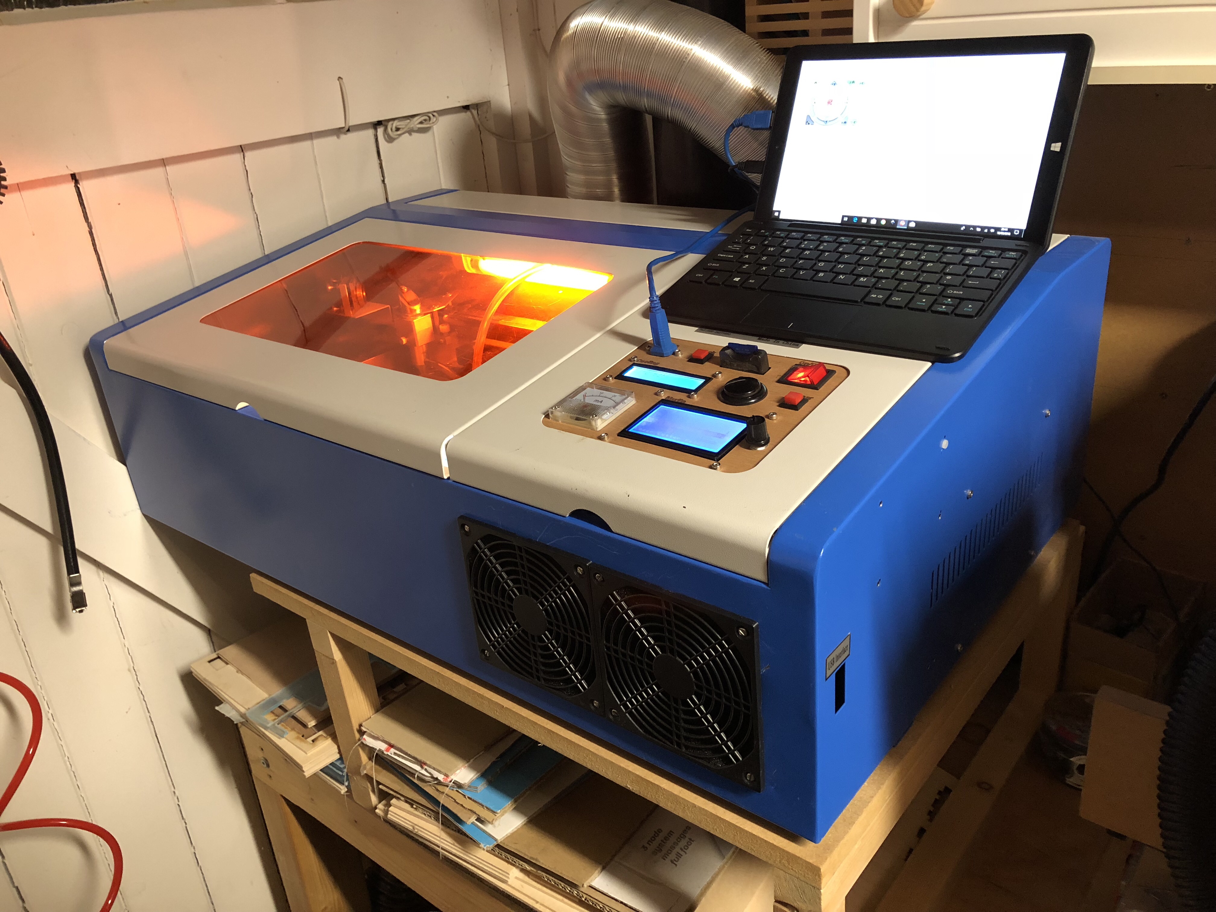 Chinese Laser Cutter K40 Upgrade Simple Stuff Matters