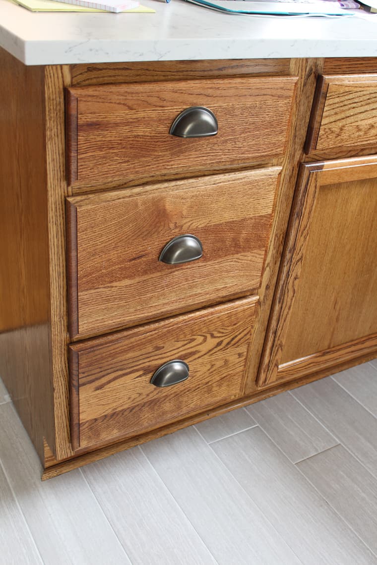 Kitchen Renovation Stain and Hardware