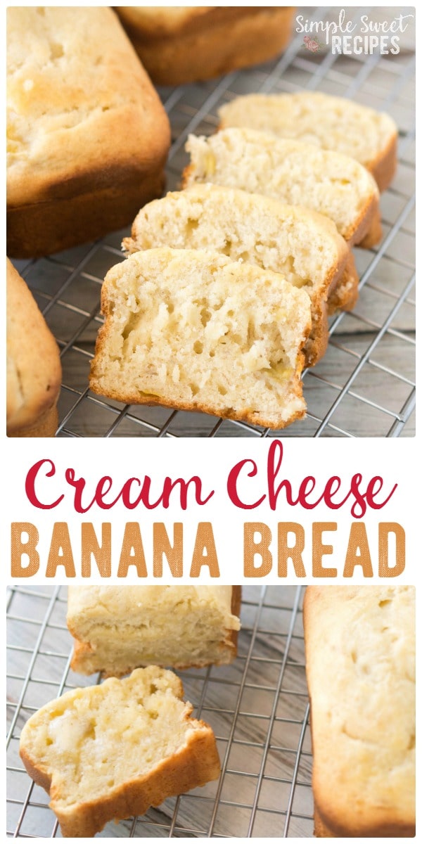Easy Cream Cheese Banana Bread Recipe
