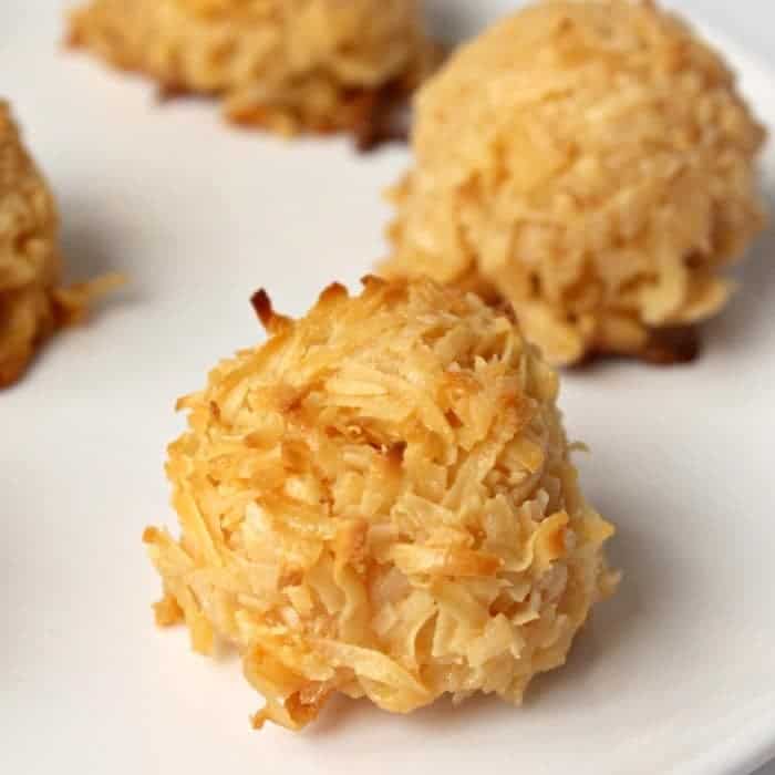 3Ingredient Toasted Coconut Cookies Simple Sweet Recipes