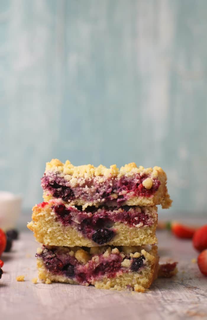 Mixed Berry Crumb Bars Simple Sweet Recipes