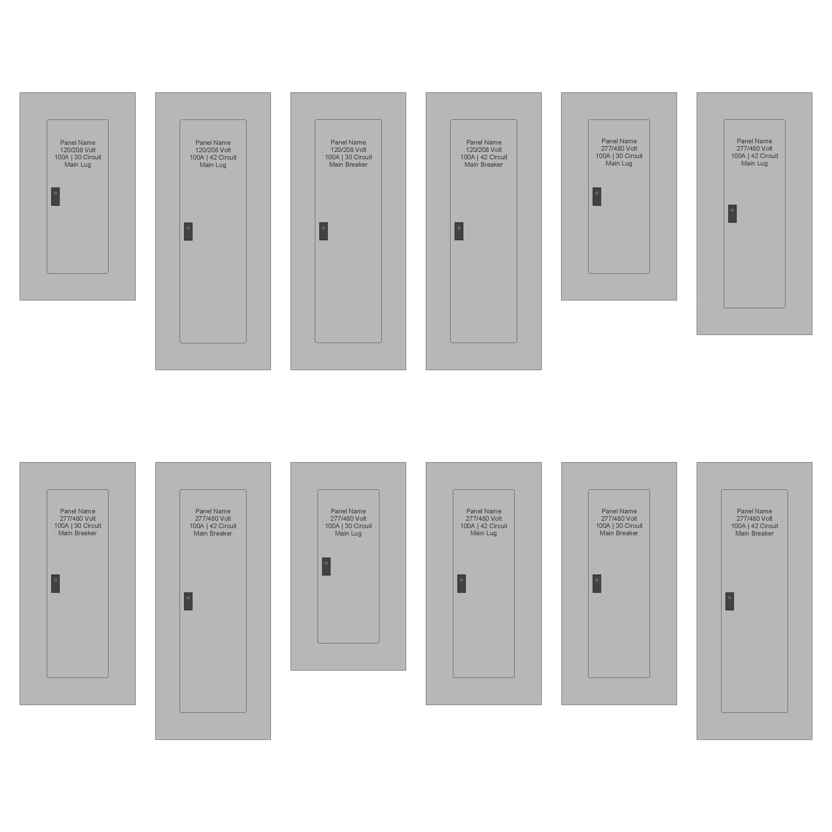Bluebeam Tool Sets Electrical Panels Digital Download