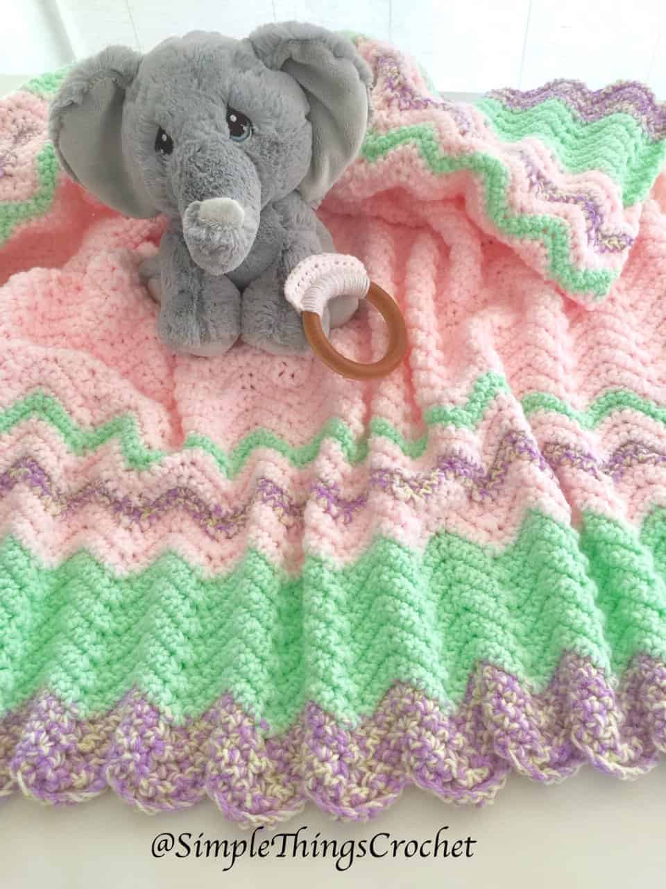 Love You Forever Baby Blanket Simple Things Crochet