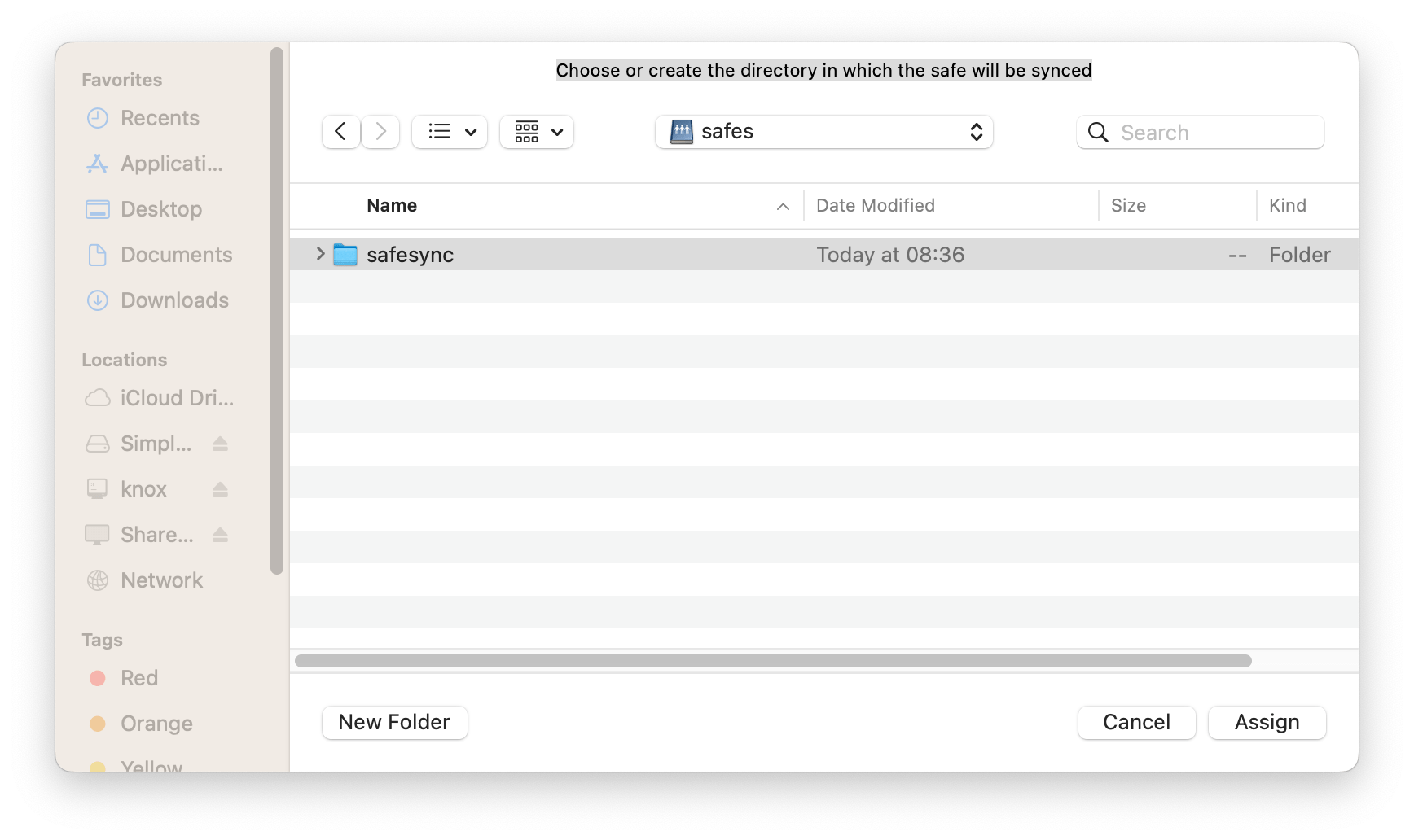 Set up folder sync between two Macs