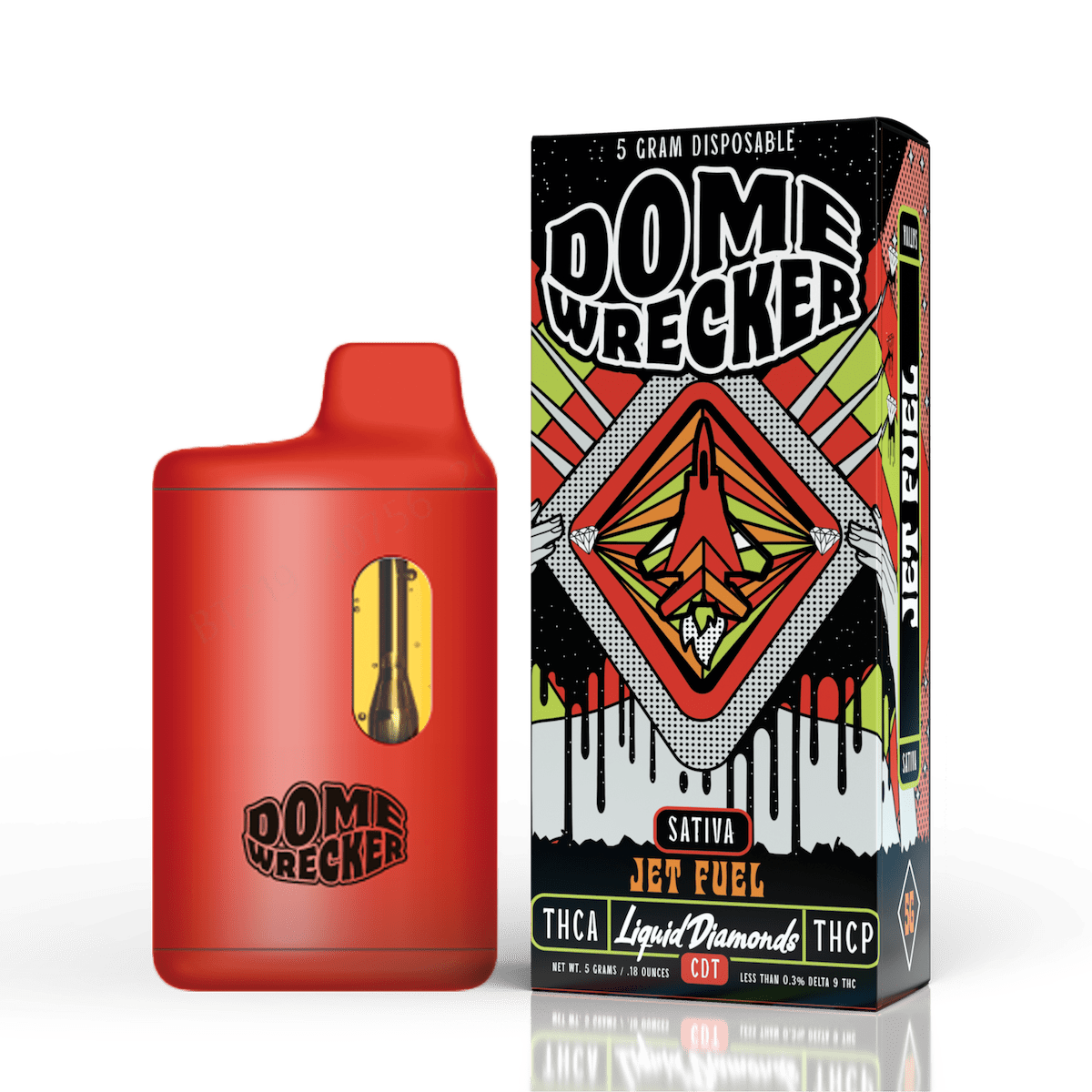 Domewrecker Jet Fuel 5G Disposable (Sativa) Simple Vapes
