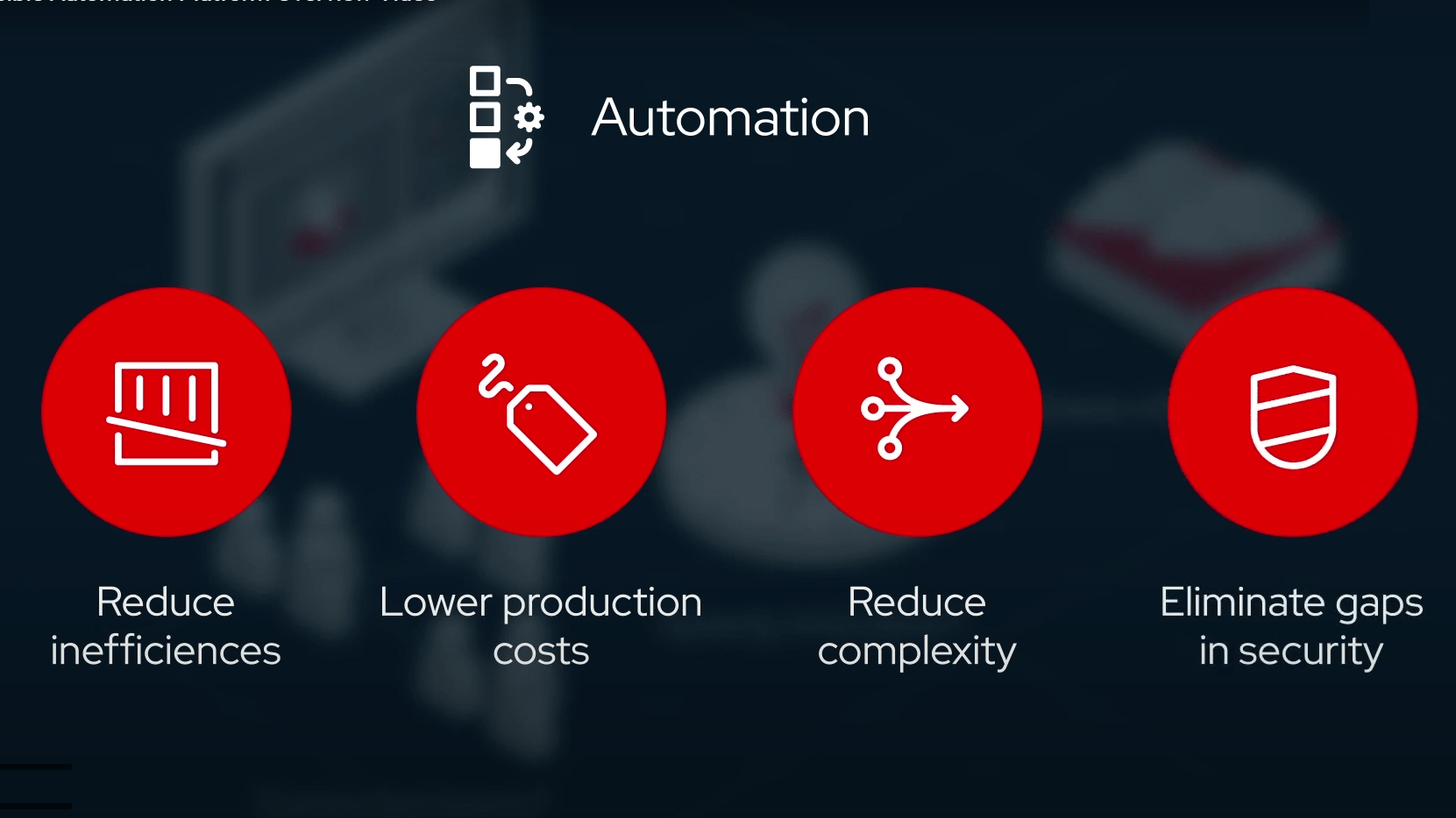 How does Red Hat Ansible Automation Platform increase efficiency of