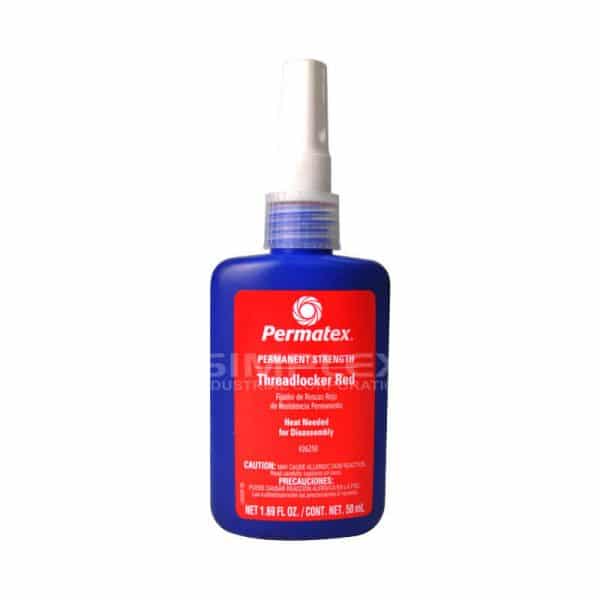 Permatex Permanent Strength Threadlocker Red & Cup/Core 50 ml