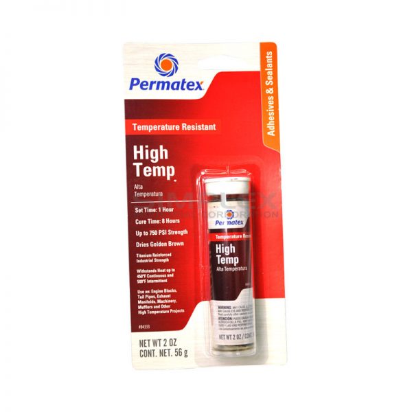 Permatex High Temp Epoxy 2 oz, Adhesive and Sealant, 84333 Simplex