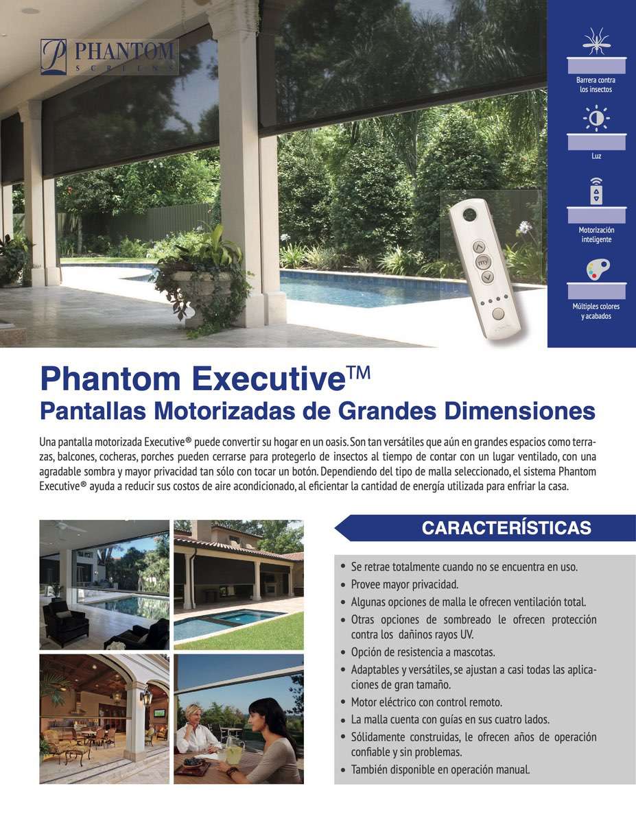 Catálogo Phantom Screens Executive Simpleyfácil