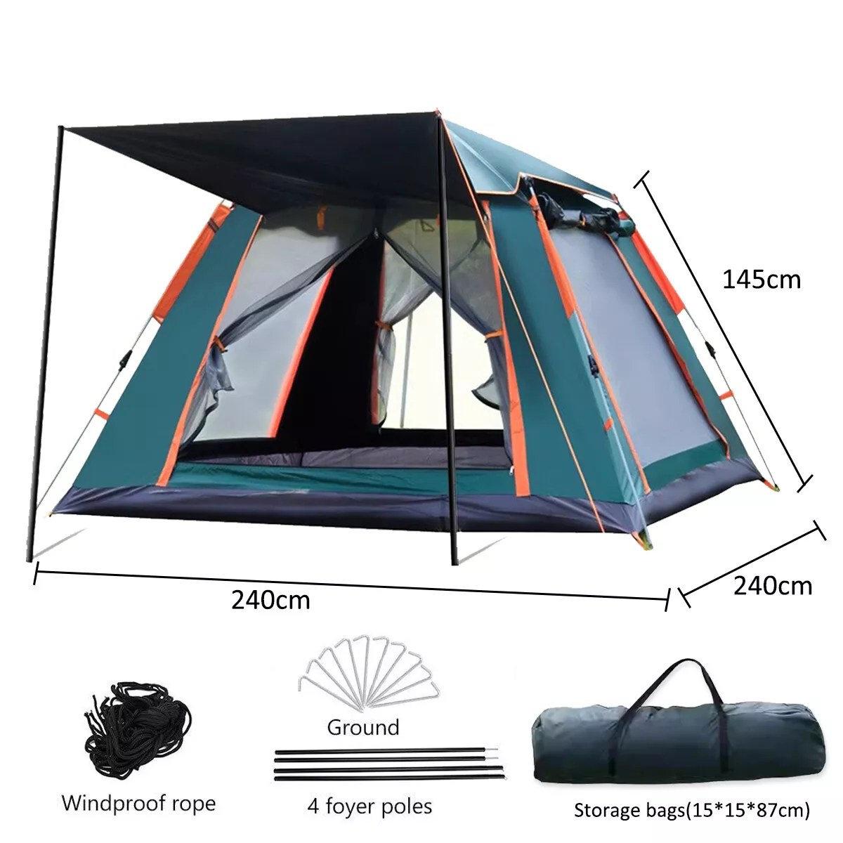 Instant Family Camping Tent 36 Person Simplicity Australia