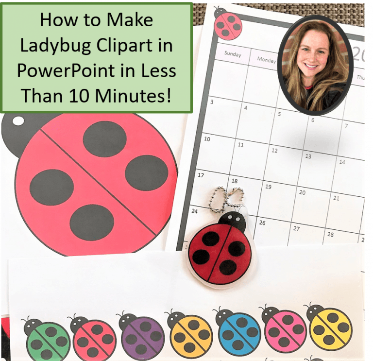 How To Make Your Own Ladybug Clipart in PowerPoint! Simplicity Happens