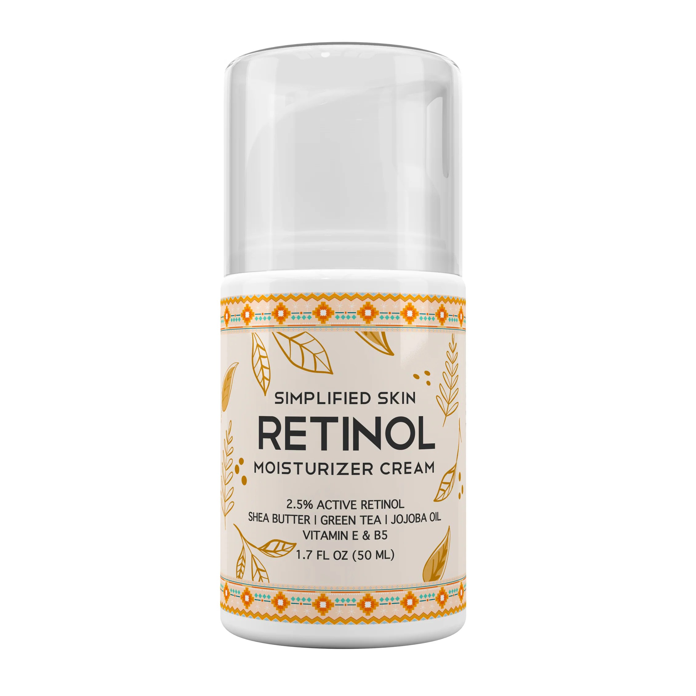 Retinol Moisturizer Cream 2.5 for Face Anti Aging, Wrinkles 1.7 oz