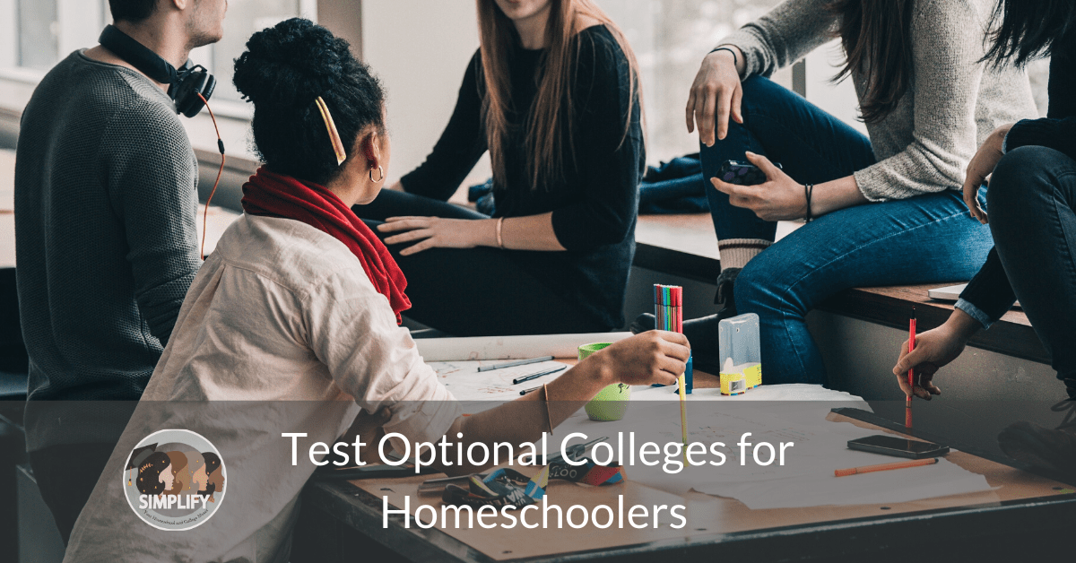 Test Optional Colleges for Homeschoolers · SIMPLIFY