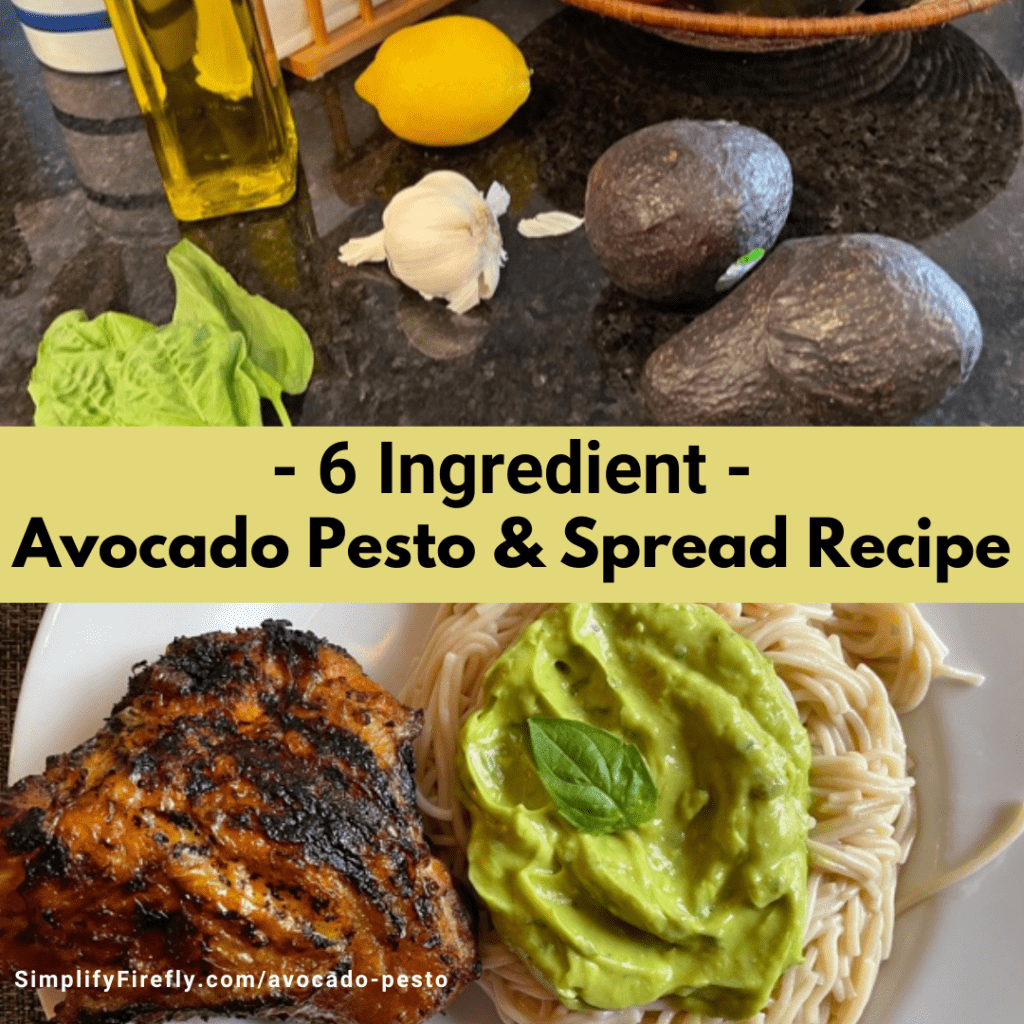 Avocado Pesto Sauce & Spread Recipe Simplify Firefly