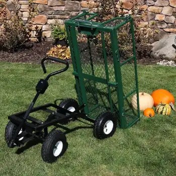 Picture of the Sunnydaze Heavy-Duty Garden Wagon 660 lbs