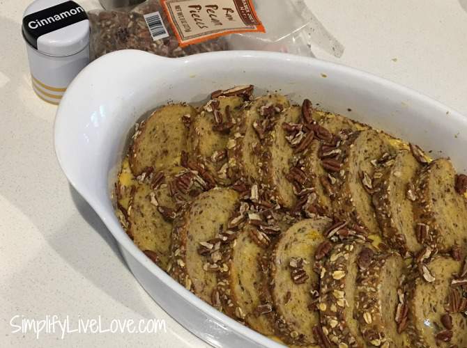 Overnight French Toast Breakfast Casserole Simplify, Live, Love