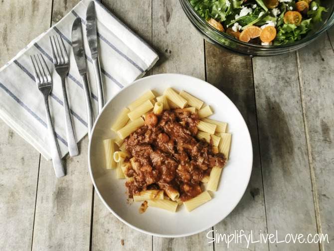 Instant Pot Beef Roast with Rigatoni Hearty & Delicious! Simplify