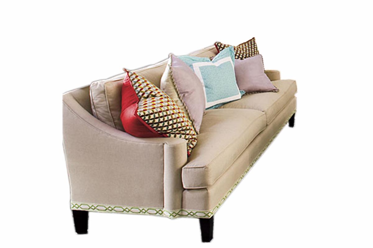 Buy cream couch with throw pillows in Lagos Nigeria