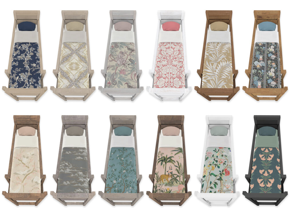 RH Designer Bunk Beds SimPlistic Sims 4