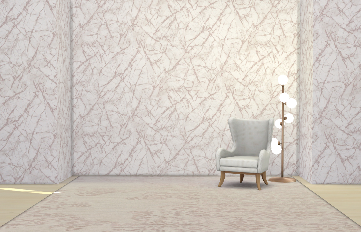 Marble Walls SimPlistic Sims 4