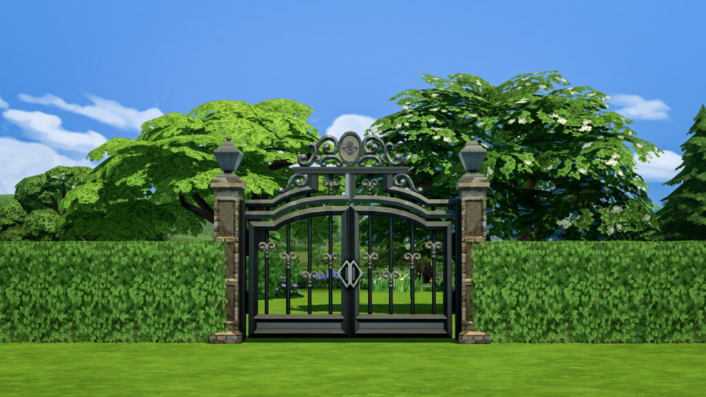 More Realistic Estate Gates SimPlistic Sims 4