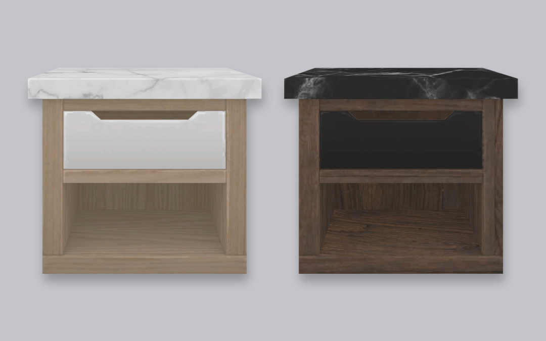 RH SingleDrawer End Table SimPlistic Sims 4