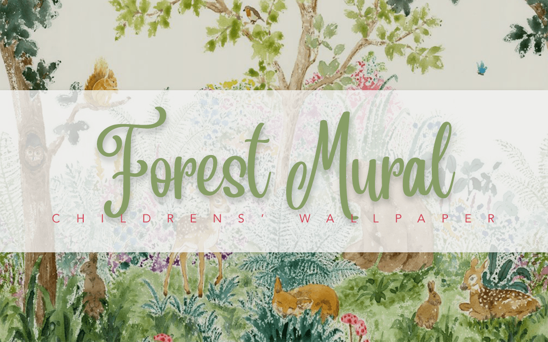 Forest Mural Children’s Wallpaper SimPlistic Sims 4