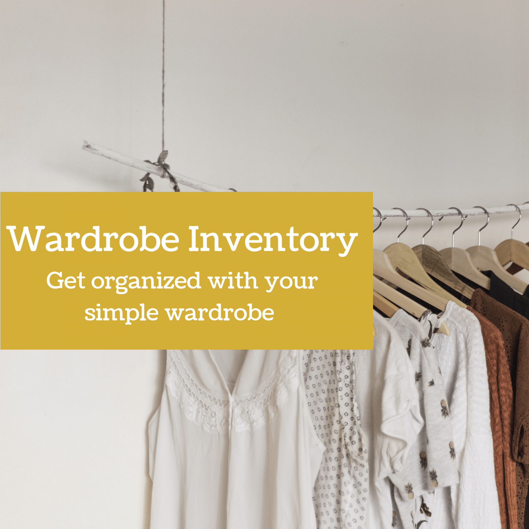 Wardrobe Inventory Simply Shine