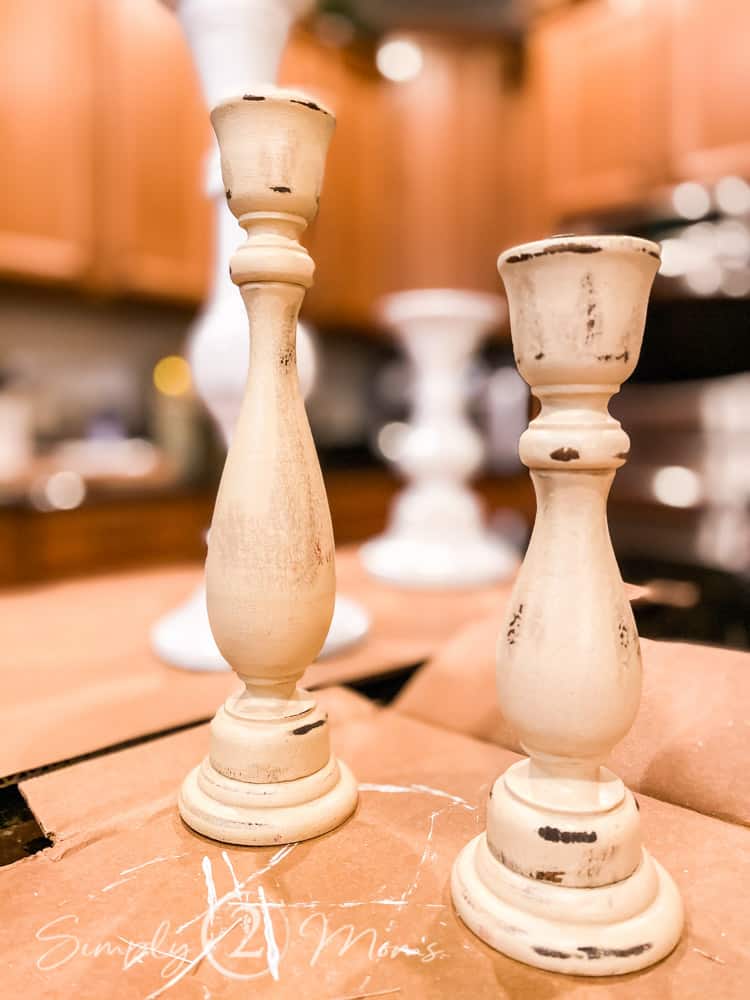 Upcycled Candlesticks with Chalk Paint in 3 Easy Steps Simply2moms