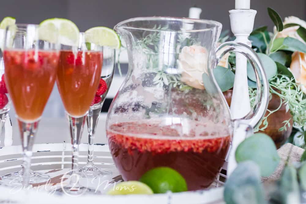 The Best Low Carb Raspberry Prosecco Cocktail