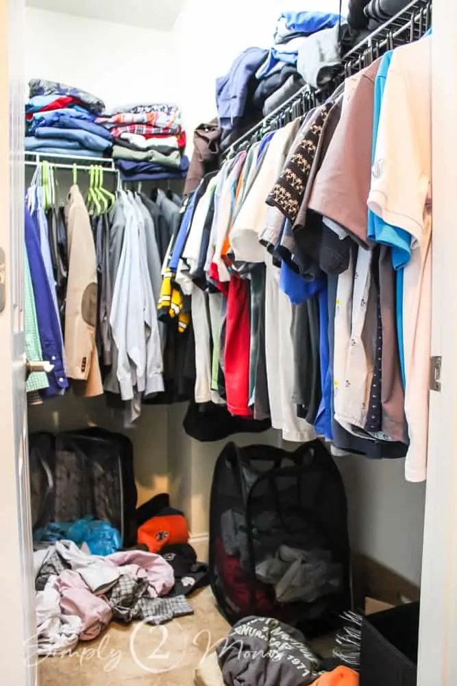 7 Quick Ways to Organize a Small Walkin Closet Simply2moms