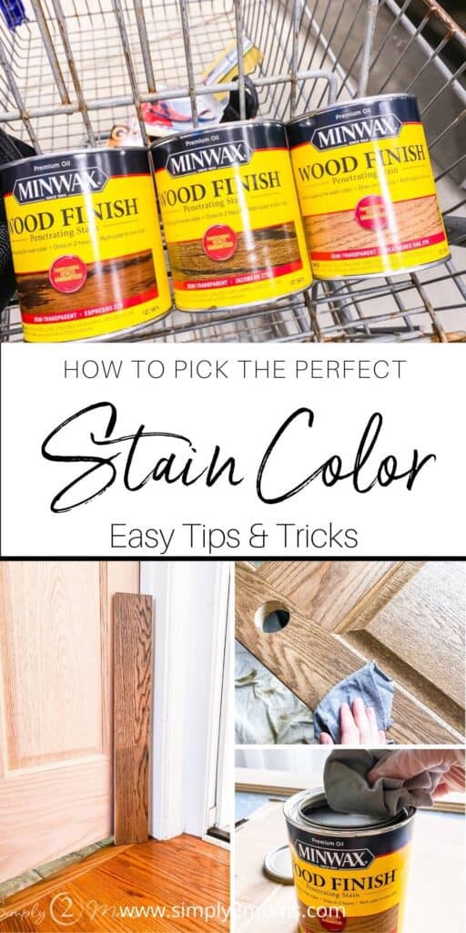 How to Choose the Perfect Stain Color Simply2moms