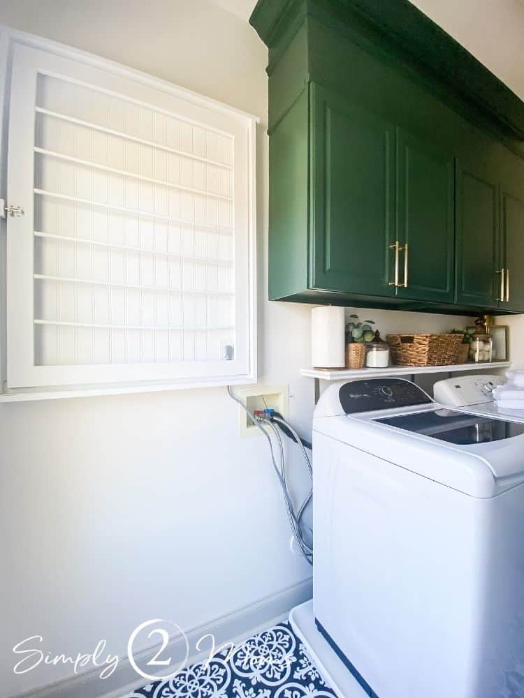 How To Cover Up Ugly Washer Hookups Simply2moms