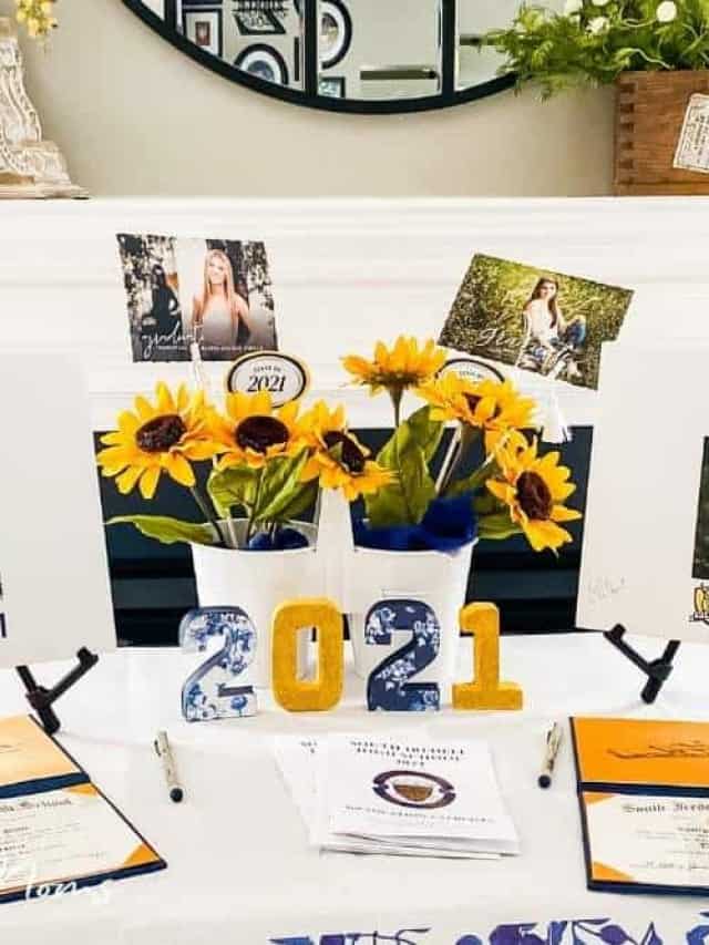Simple Pretty Grad Party Ideas story Simply2moms