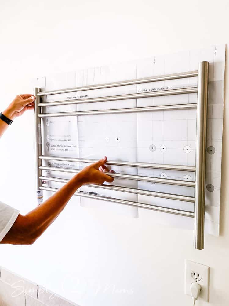 How to Install a Wall Mounted Heated Towel Rack in 5 Easy Steps