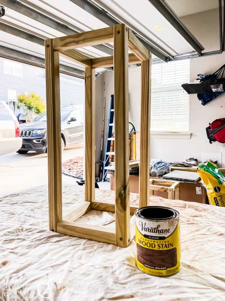 How to Build an Easy Outdoor Side Table for Less than 10