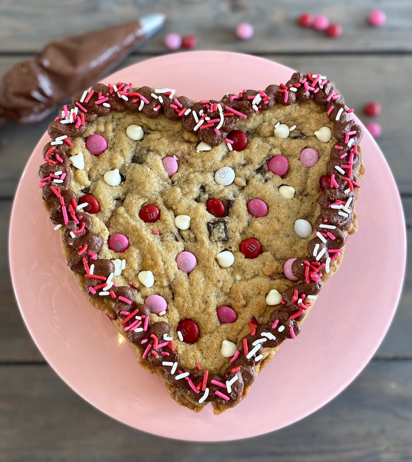 Valentine Cookie Cake Simply Altered Eats
