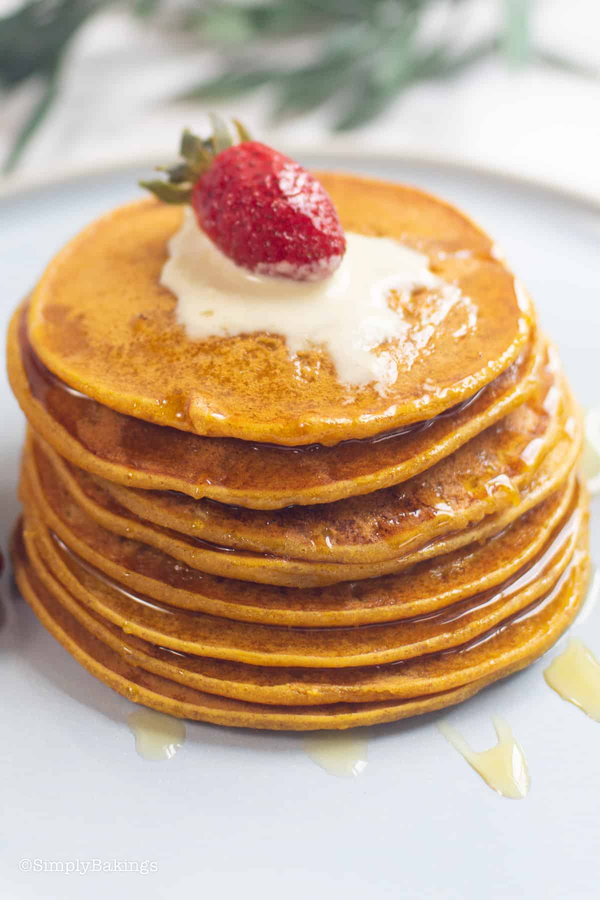 Heavenly Kalabasa Pancakes Simply Bakings