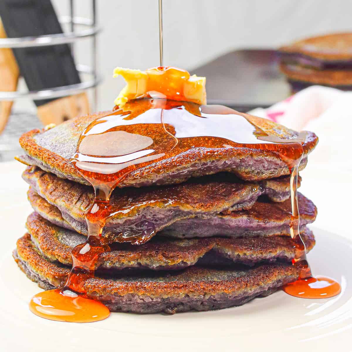 Ube Pancakes Recipe Simply Bakings
