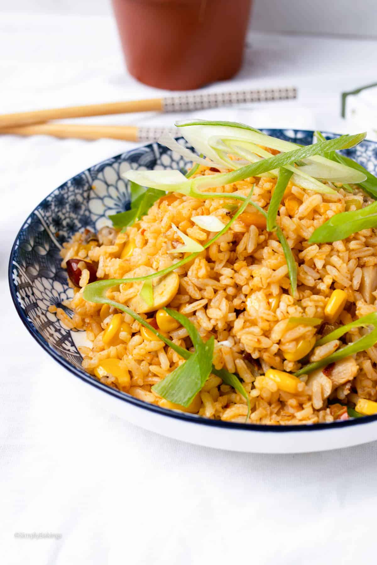 Chili Oil Fried Rice Simply Bakings
