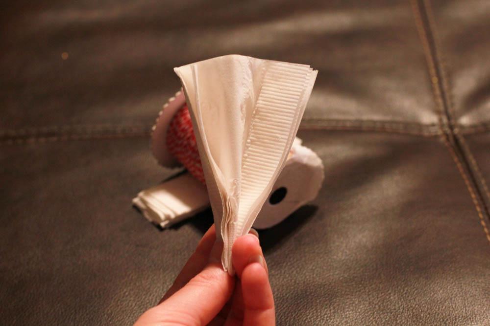 Paper Napkin Flower Tutorial Simply Being Mommy