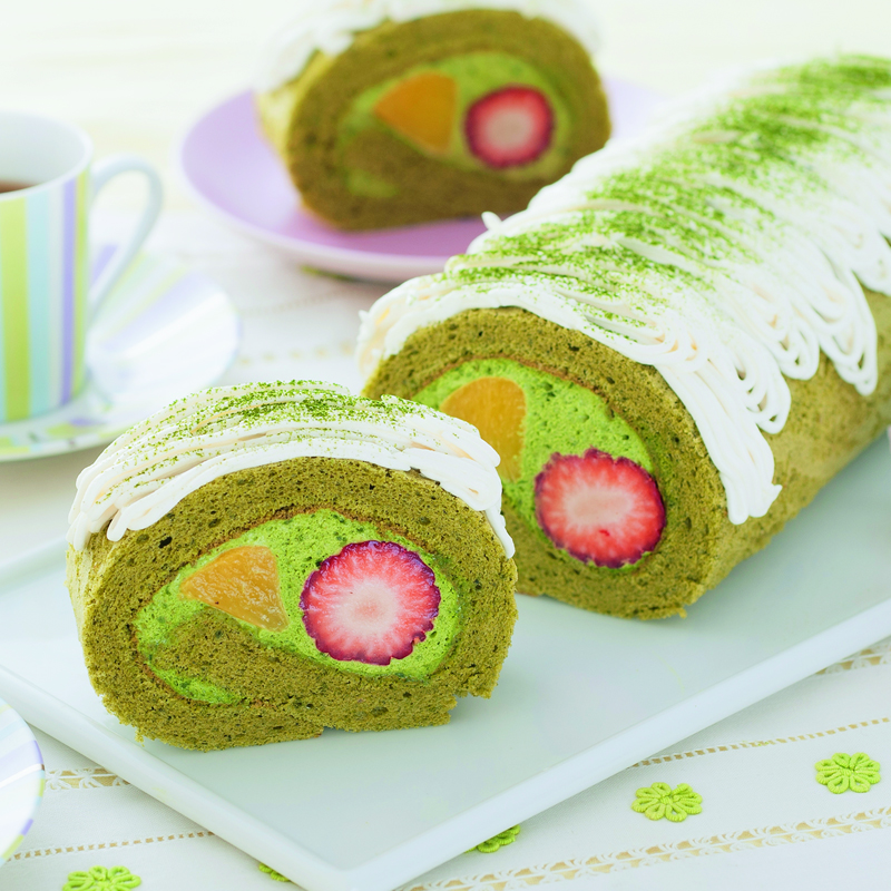 Green Tea Swiss Roll Recipe Simply Better Living