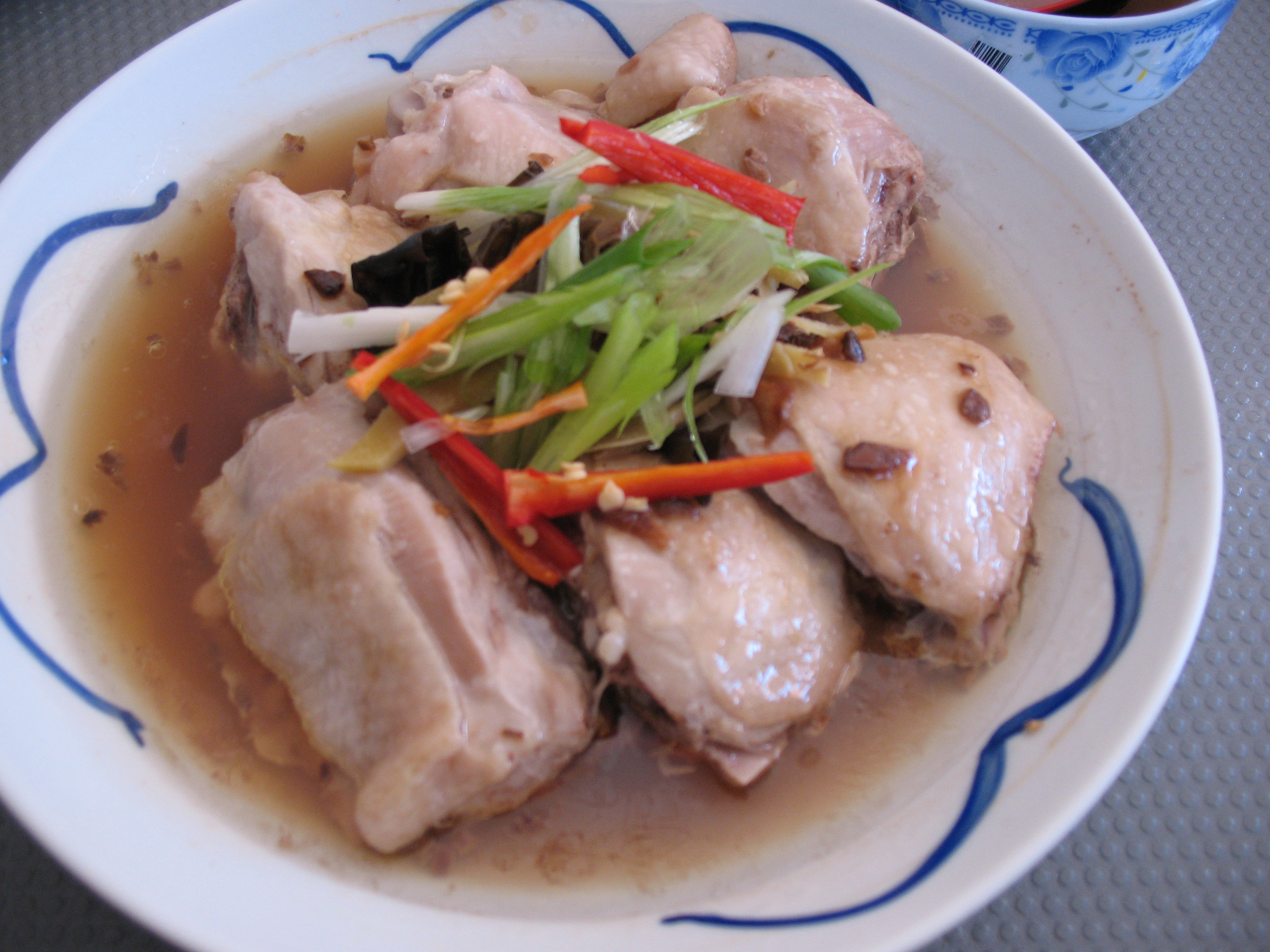 Steamed Chicken With Fried Garlic Simply Bites Life's Simple Treats
