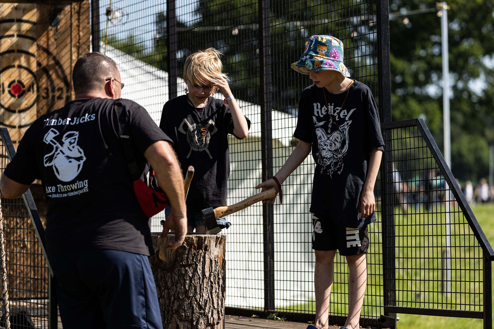 Schedule online with TimberJacks Axe Throwing Kit Hire (Shropshire) on