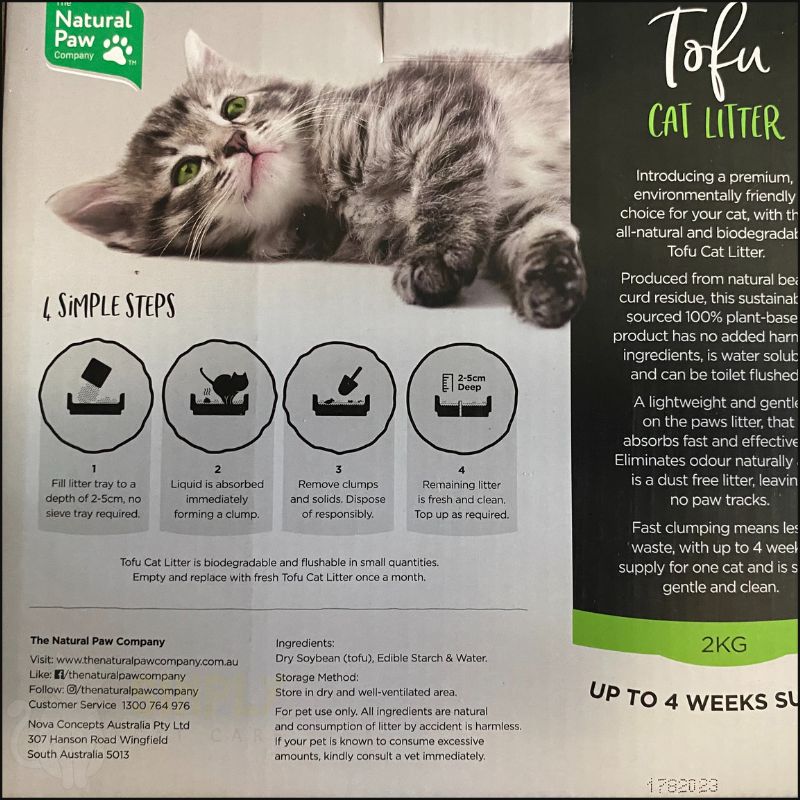 Honest Natural Paw Company Tofu Cat Litter Review